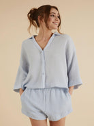 Echo Boy Short - Playful and comfortable boy short with delicate lace detailing.