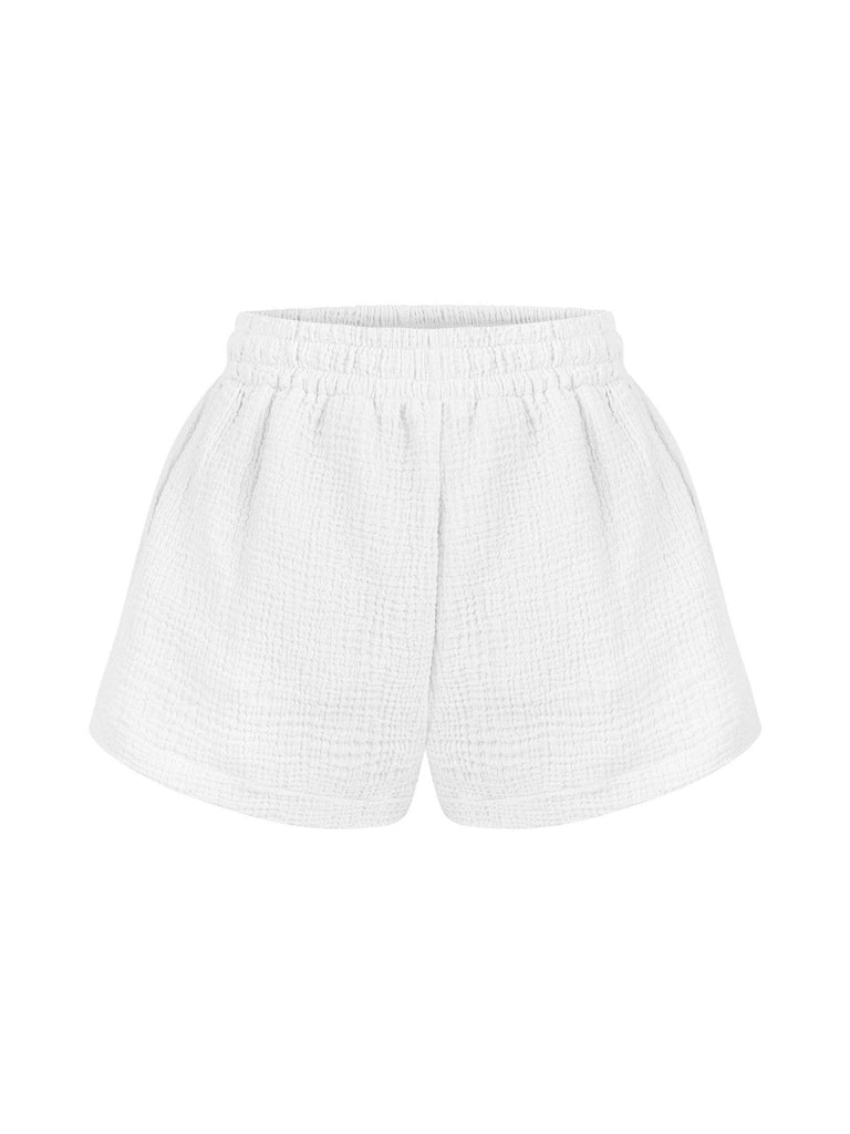 Echo Boy Short - Playful and comfortable boy short with delicate lace detailing.