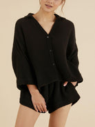 Echo Boy Short - Playful and comfortable boy short with delicate lace detailing.