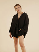 Echo Maxi Shirt - Effortlessly elegant women's shirt with flowing silhouette and maxi length.