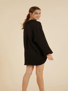 Echo Maxi Shirt - Effortlessly elegant women's shirt with flowing silhouette and maxi length.