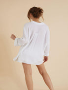 Echo Maxi Shirt - Effortlessly elegant women's shirt with flowing silhouette and maxi length.