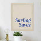 Artistic representation of a surfer riding a wave, symbolizing the transformative and healing power of surfing.