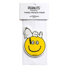 Peanuts® Snoopy Smiley Air Freshener with a vanilla scent, featuring Snoopy on a cheerful smiley face.