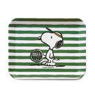 Peanuts Snoopy Tennis Tray - Snoopy playing tennis, a charming and versatile tray for a playful sporty vibe.