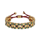 Diagonal Bracelet - Contemporary and edgy accessory with sleek diagonal lines.