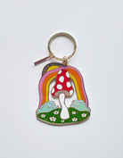 Magic Mushroom Keychain - A whimsically designed, durable keychain featuring a charming mushroom.