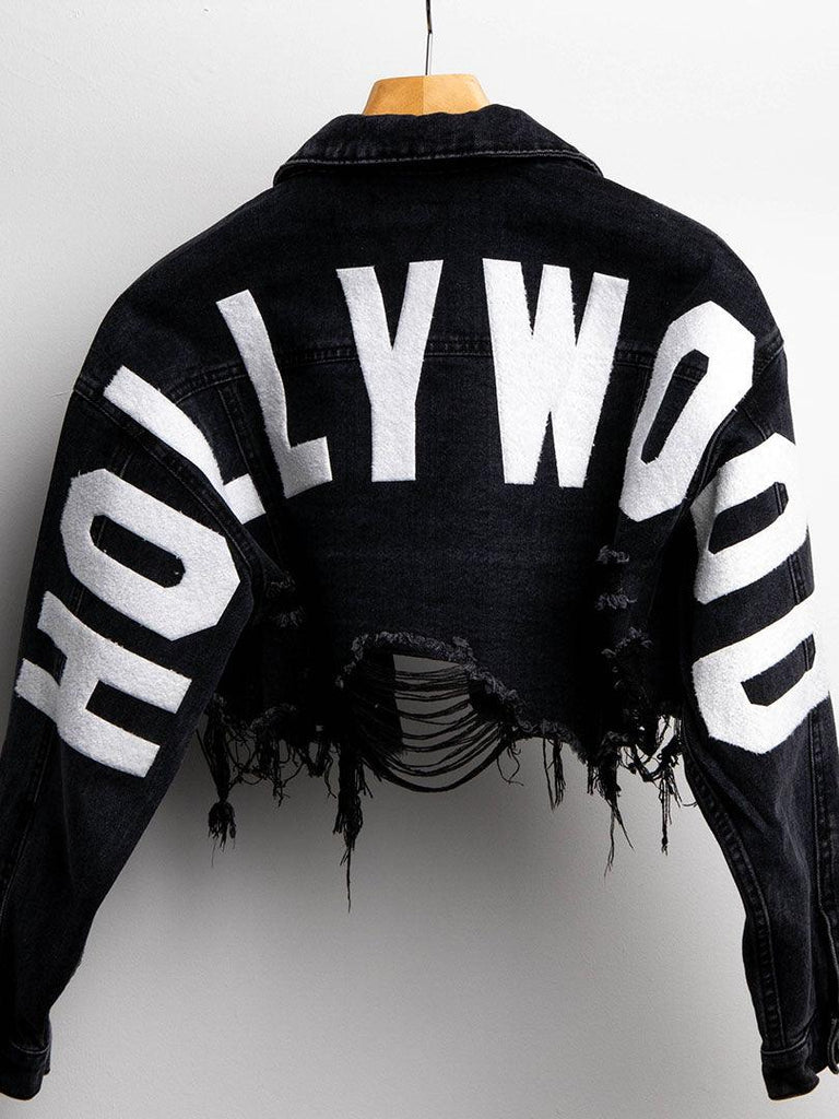 Hollywood Denim Jacket - A classic and stylish denim jacket for an iconic Hollywood look.