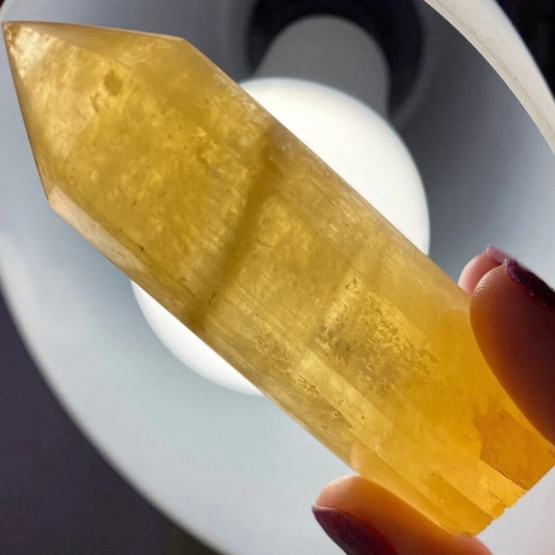 Honey Calcite Tower