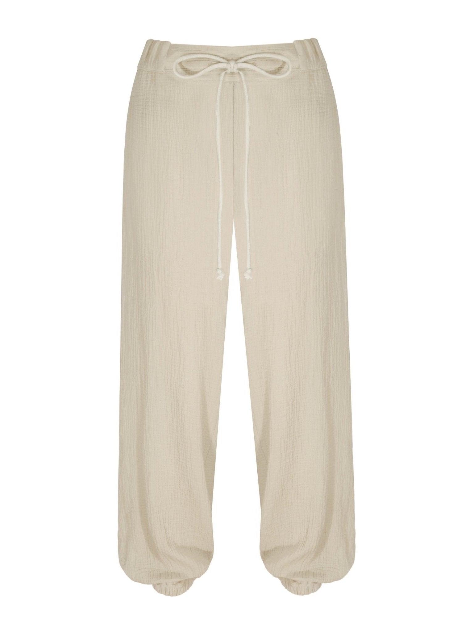 Mia Pants - Stylish and comfortable pants with a relaxed fit and elastic waistband.