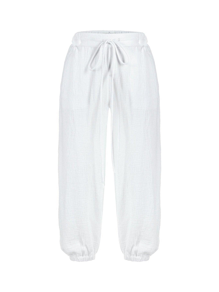 Mia Pants - Stylish and comfortable pants with a relaxed fit and elastic waistband.