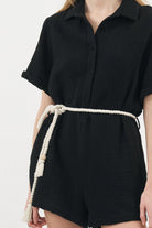 Mia Romper - Chic and versatile women's romper with a flattering silhouette and playful design.