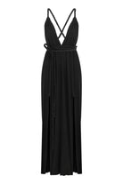 Muse Braided Straps Dress - Stunning and elegant dress with braided shoulder straps and flowing silhouette.