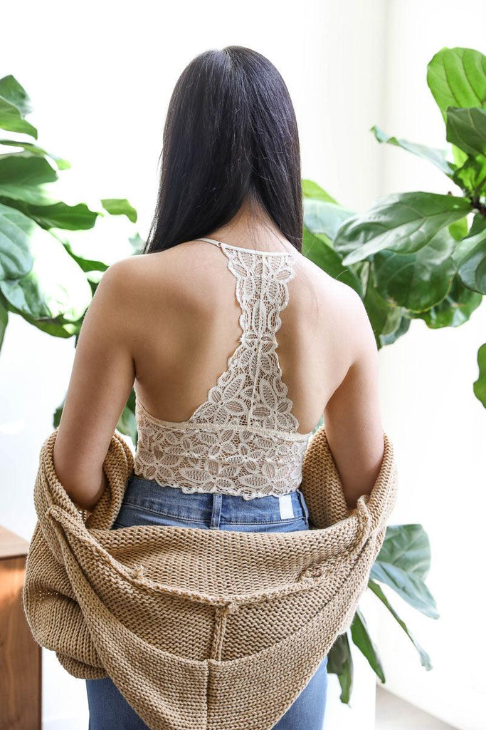 Forma's Daisy Lace Bralette, featuring a charming daisy lace design for a touch of whimsy and comfort.