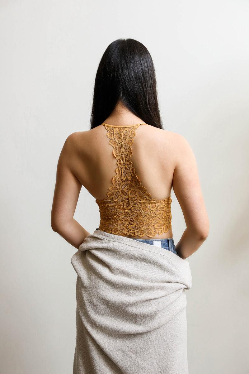 Forma's Daisy Lace Bralette, featuring a charming daisy lace design for a touch of whimsy and comfort.