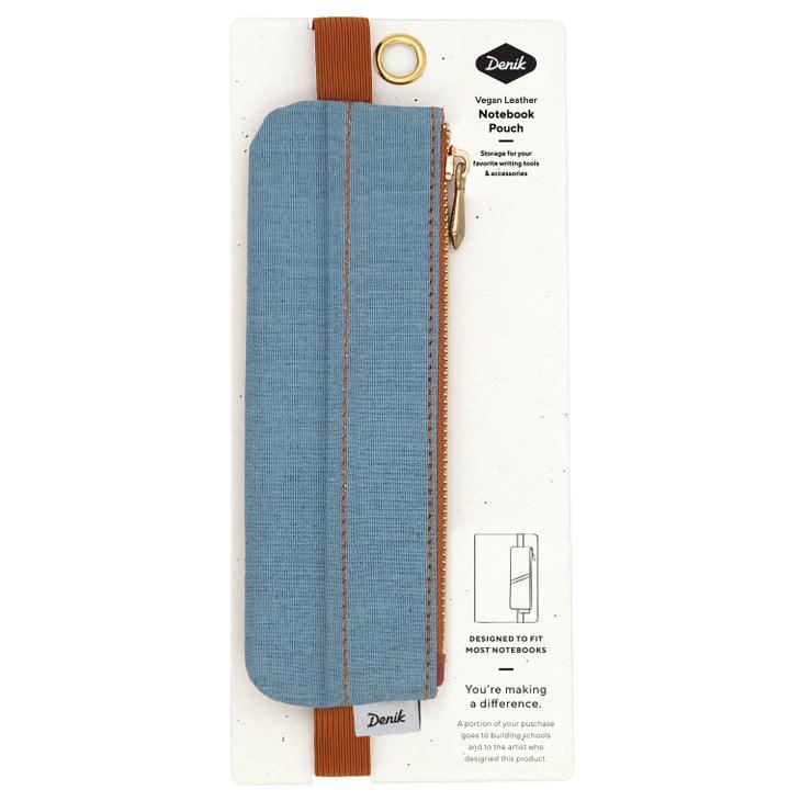 Denim Pencil Pouch - Stylish and practical pouch for storing pencils and stationery items, made from durable denim material.