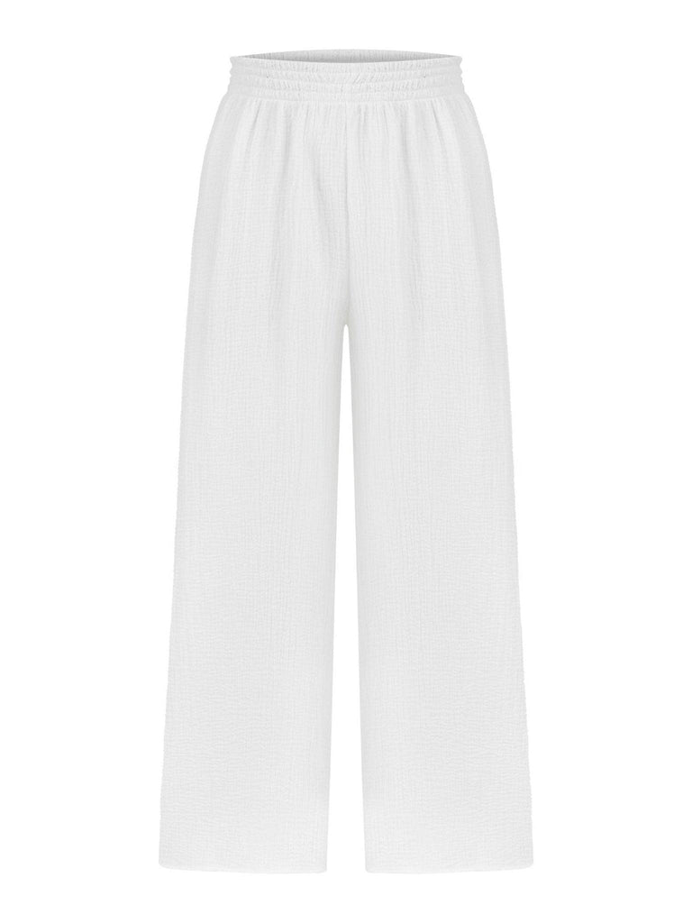 Skye Palazzo Pants - Elegant and comfortable wide-leg pants with a flowing drape.