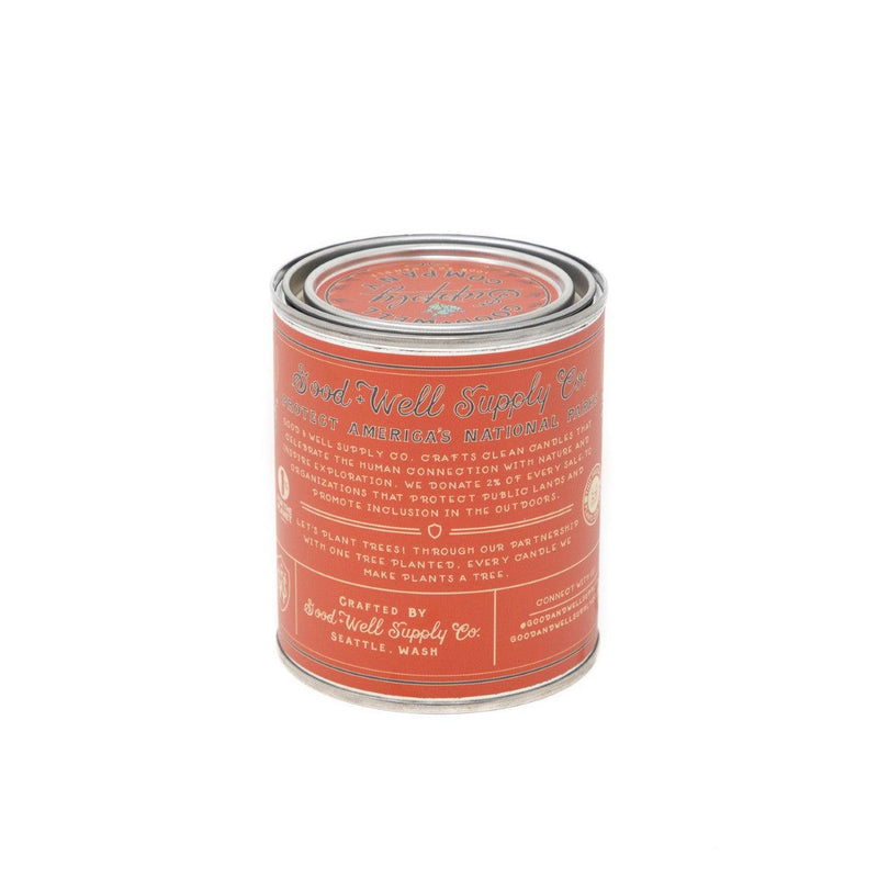 oshua Tree Soy Candle in sustainable packaging, diffusing an earthy scent reminiscent of the unique desert landscape.