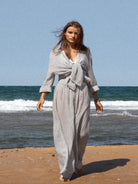 Modern Voyage Set - Burst of energy in textured cotton for body, mind, and style, with matching Voyage Pant.