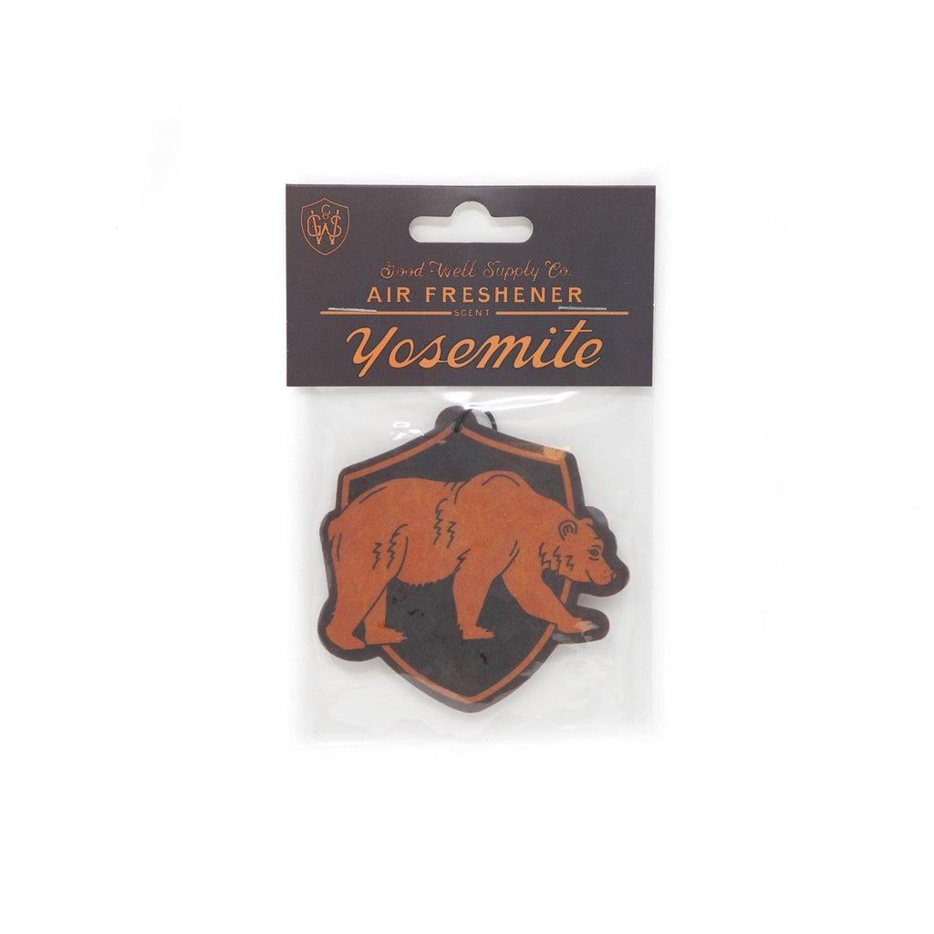 Yosemite Air Freshener in eco-friendly packaging, diffusing a refreshing scent inspired by the iconic national park.
