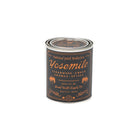 Yosemite Soy Candle in sustainable packaging, releasing a fresh, natural scent evocative of the iconic national park.